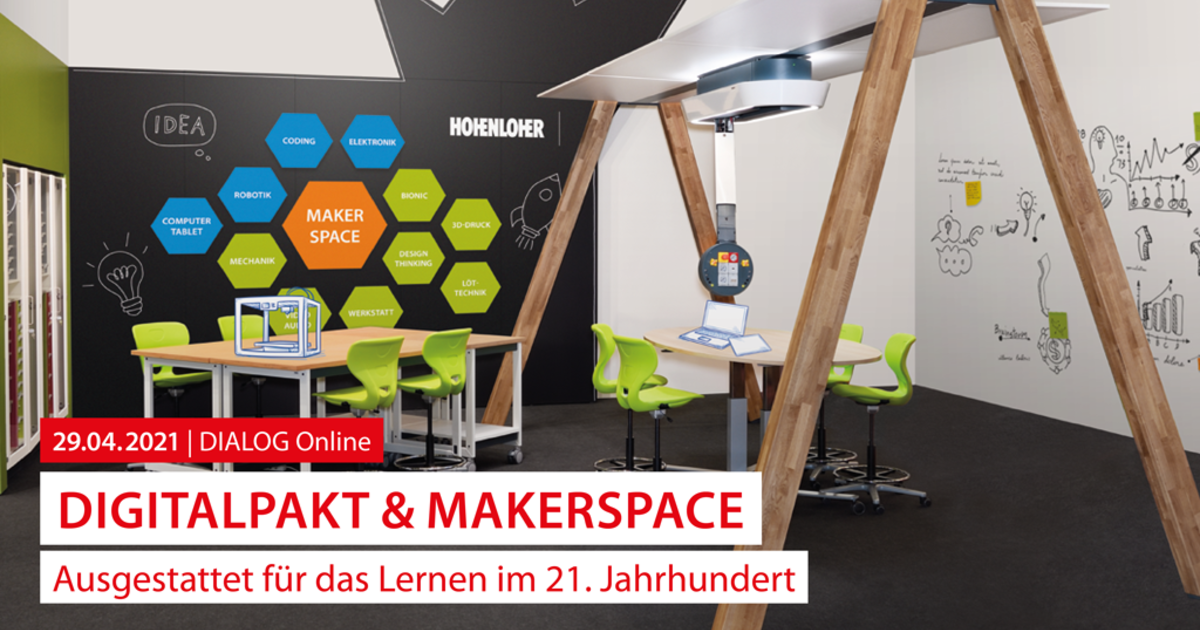 Online-Event: DigitalPakt & Makerspace - Hohenloher